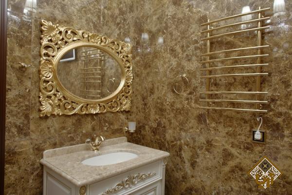 سرامیک دستشویی طلایی