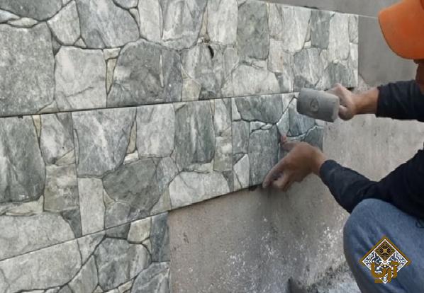 خرید سرامیک طرح سنگ برای دیوار حیاط با مقاومت بالا در برابر سرما و رطوبت
